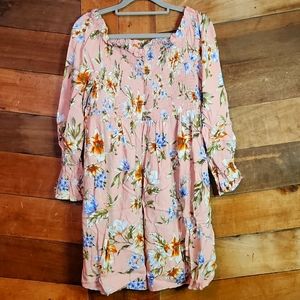 Xhilaration Smocked Top Dress